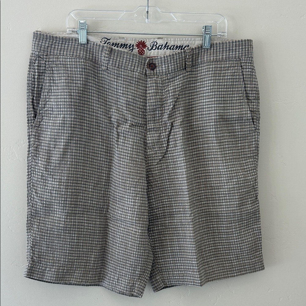 Tommy Bahama Men's Tan Checkered Shorts